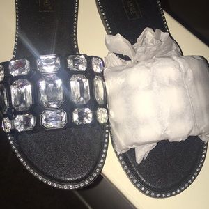 Slides w/diamonds. SUPER CUTE!